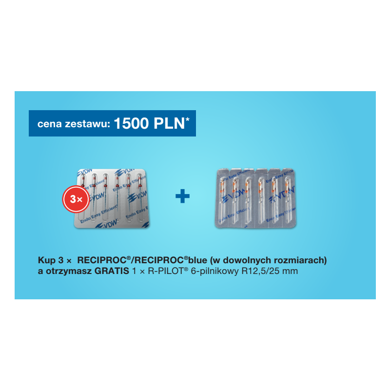 3 × RECIPROC®/RECIPROC®blue